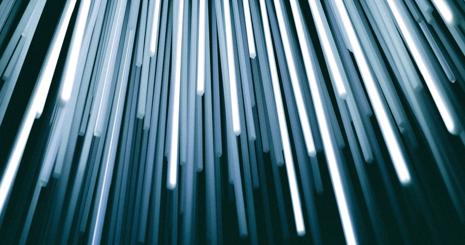 Abstract image of wires on white background